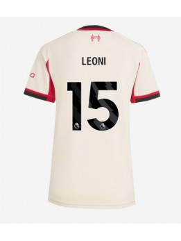 Liverpool Giovanni Leoni #15 Replika Borta Kläder Dam 2025-26 Kortärmad